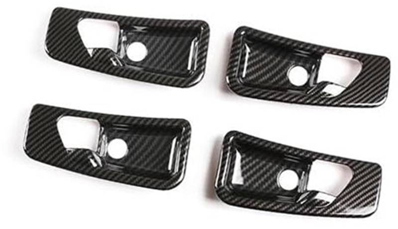 MEXWLOP Auto Innentürgriff Schüssel Dekoration Abdeckung Aufkleber Styling, for Mercedes, for Benz, G Klasse W463 2007 2008 2009 2010-2018 Auto-Innentürgriff(Carbon Fiber) von MEXWLOP