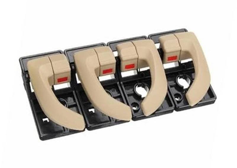 MEXWLOP Auto-Innentürinnengriff Links rechts Set Zubehör 82620-2Z02, for Hyundai, for Tucson 2005 2006 2007 2008 2009 Auto-Innentürgriff(Black 4pcs Beige) von MEXWLOP