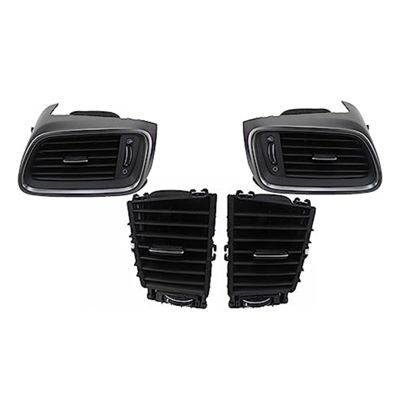 MEXWLOP Auto-Klimaanlage, A/C-Entlüftungsauslass, for Kia, for Sorento, 2015 2016 2017 2018 Luftauslassgitter(Black 1 Set) von MEXWLOP