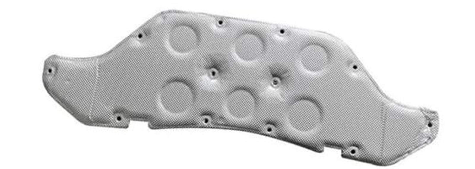 MEXWLOP Auto Motorhaube Isolierung Wattepad Schallschutzmatte Schaumstoff Schallschutz Baumwolle mit Schnalle, for, for, GLA H247 2020 Motorhauben-Isolierpad(Silver) von MEXWLOP