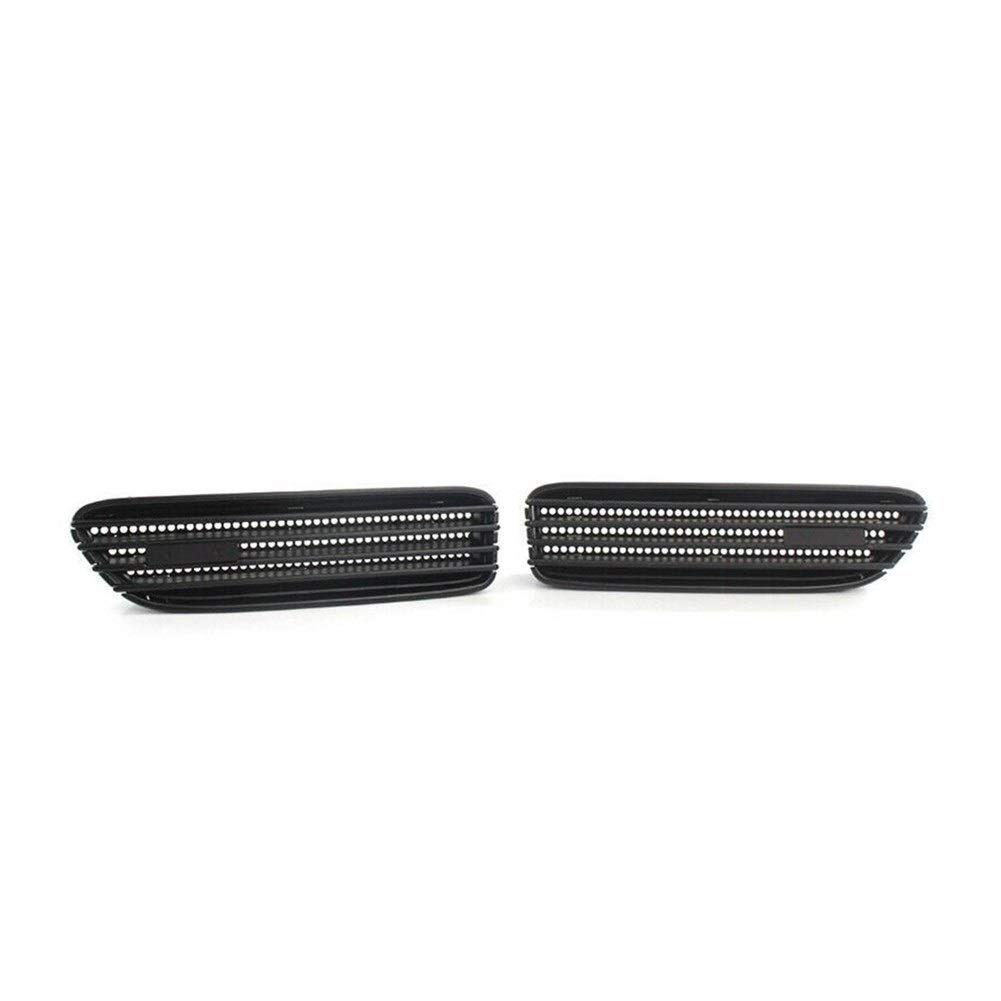 MEXWLOP Auto-Seitengrill, Kotflügel, Lüftungsschlitze, Dekoration, Mattschwarz, Ersatz, for, for M3 E46 2001–2006, Auto-Styling-Zubehör Auto-Frontgrill von MEXWLOP