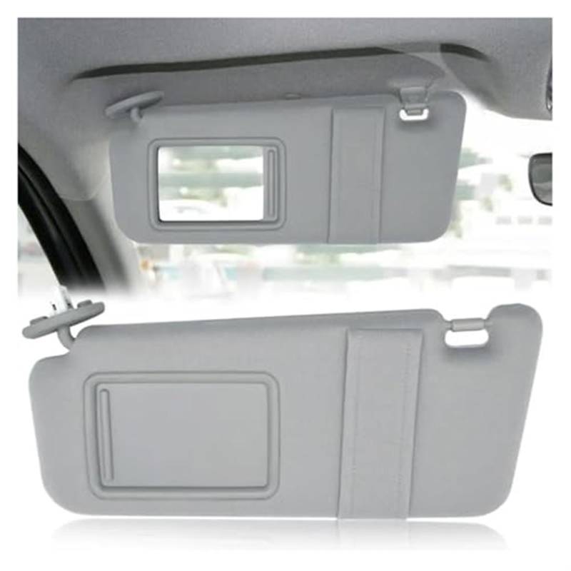 MEXWLOP Auto-Sonnenblende Links, for Toyota, for Venza 2009–2015, mit Schiebedach, grau, beige, braun, Sonnenschutz Sonnenblende fürs Auto(Black Gray) von MEXWLOP