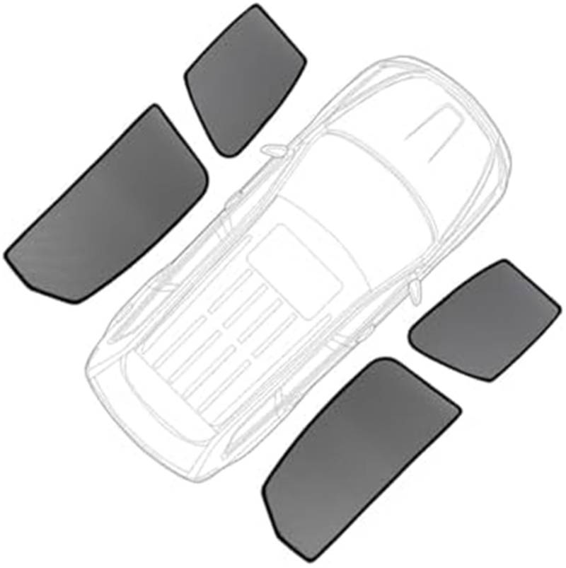 MEXWLOP Auto-Sonnenschutz, magnetisch, for Windschutzscheibenrahmen, Seitenfenster, Sonnenschutz, for Subaru, for Outback 2015 2016 2017 2018 2019 2020 (2 Stück Heckscheiben) Sonnenschutz für Autos(BL von MEXWLOP