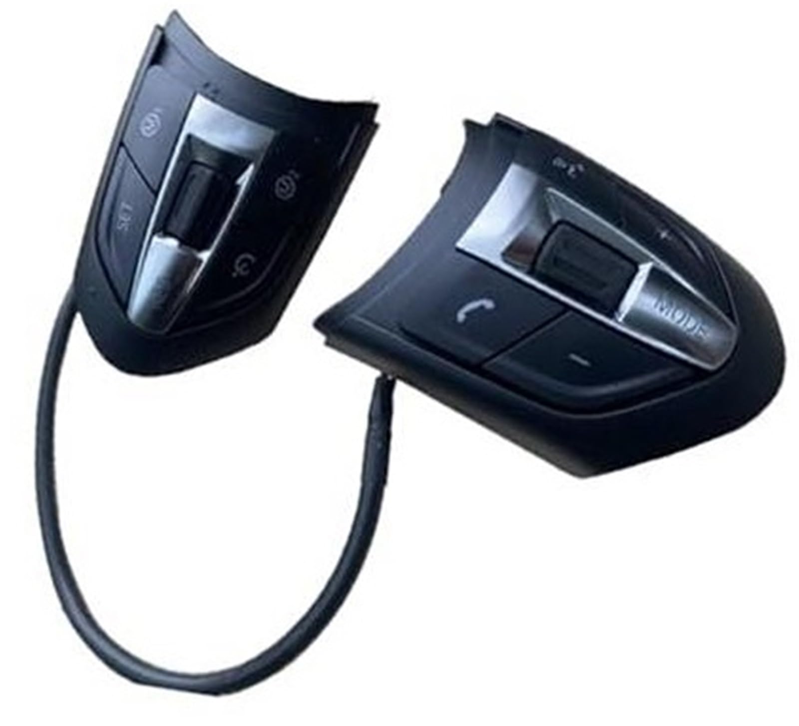 MEXWLOP Auto-Tempomat-Taste, for, for M3 M6 M5 Sportwagen, Multifunktions-Lenkrad-Tempomat-Tasten, Lautstärkeregler-Tasten, Audio-Steuerschalter Lenkradschalter-Tastensatz(Black 5) von MEXWLOP