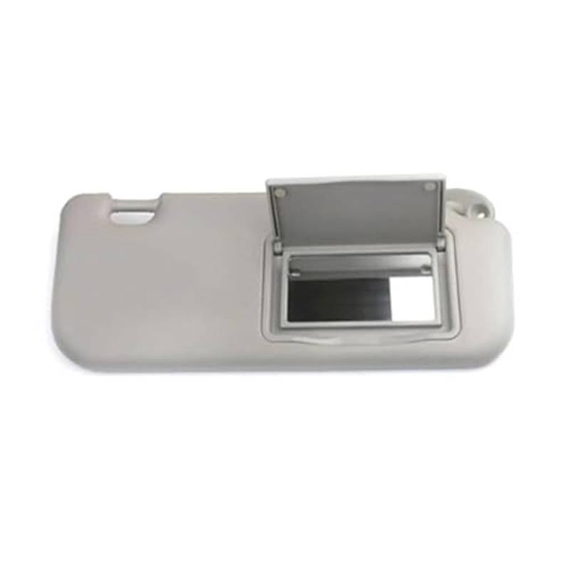 MEXWLOP Auto Visier Sonnenschutz Innen Auto Front Visier Panel Make-Up Spiegel Fahrer Beifahrerseite Rechts Links Sonnenblende fürs Auto(Gray GY-F) von MEXWLOP