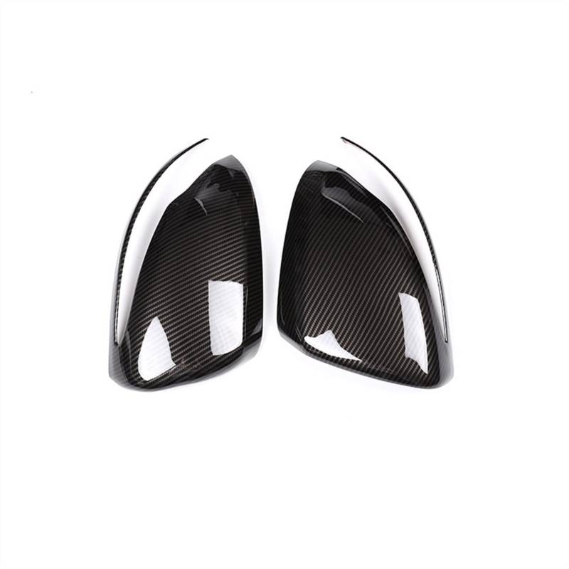 MEXWLOP Car Rearview Mirror Covers, for Mercedes-Benz, C E Class W205 W213 GLC X253 Door Mirror Stickers Carbon Fiber Accessories Austausch der Autospiegelabdeckung von MEXWLOP