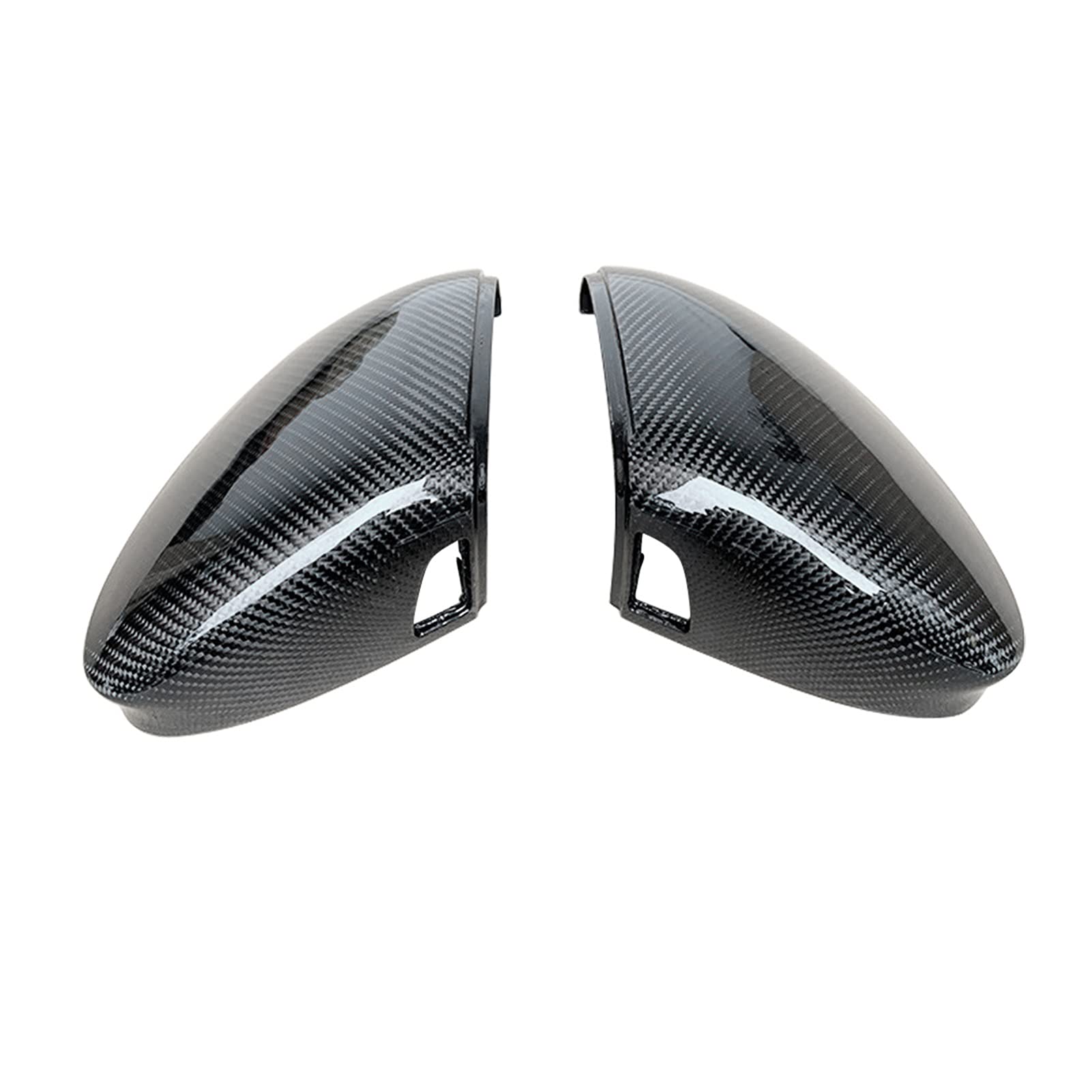 MEXWLOP Car Side Wing Mirror Cover, for Golf, 8 MK8 GTE GTD R Line 2020 2021 Rearview Mirror Caps with Blind Spot Assist Hole Austausch der Autospiegelabdeckung(with Side Assist-1) von MEXWLOP