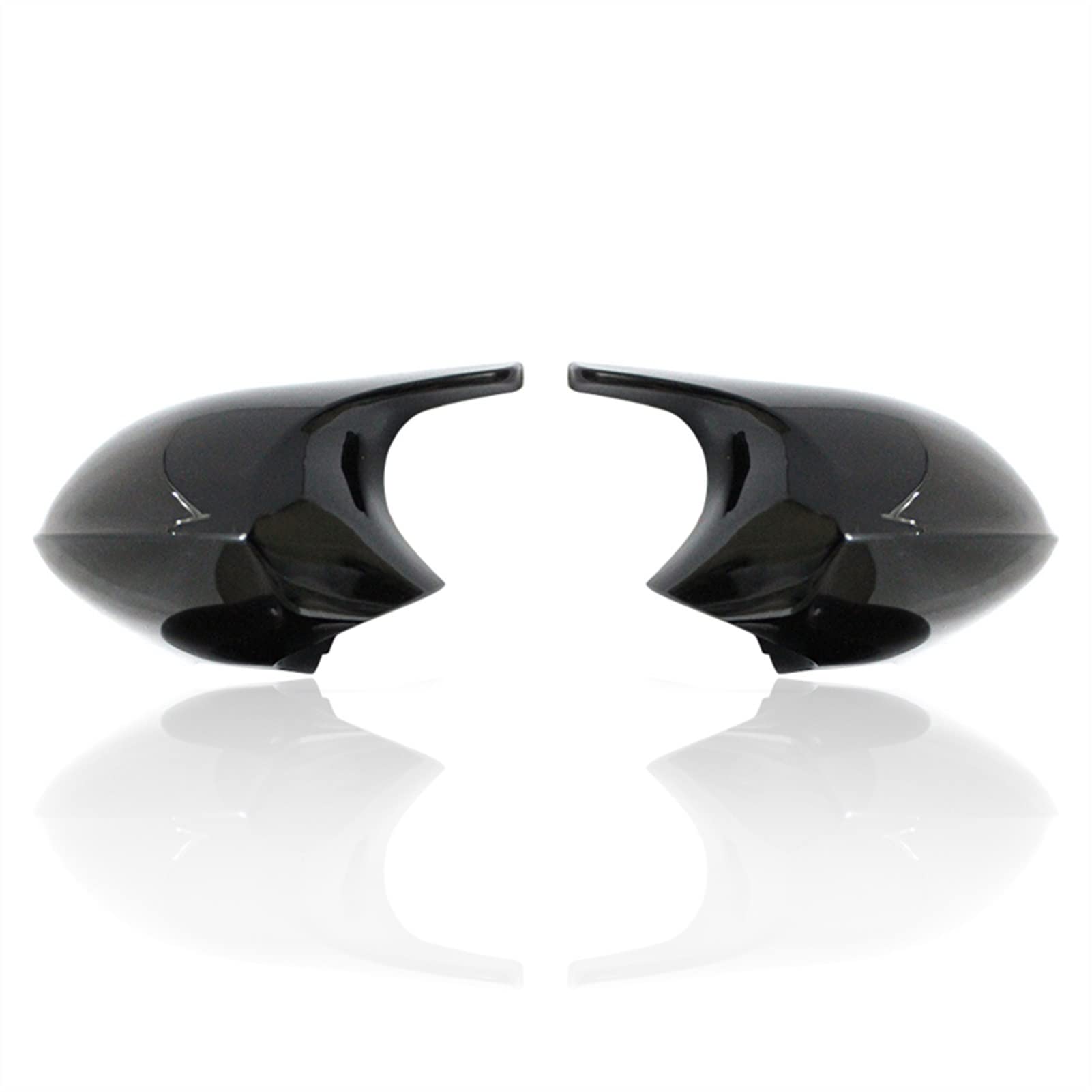 MEXWLOP Car Side Wing Mirror Cover Rear-View Caps Types, for BMW, 1 3 Series E81 E82 E87 E88 E90 E91 E92 E93 2005-2009 Black Austausch der Autospiegelabdeckung(ABS Black) von MEXWLOP