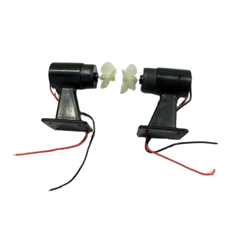 MEXWLOP DC 10V-20V gebürstetes Unterwasserstrahlruder 80W 15kg 1000KV Motorantriebsmotor mit 35mm Propeller, for DIY ROV Roboter RC Schlepperboot Teil Präzisionspropeller aus Metall(1pair) von MEXWLOP