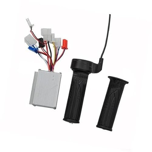 MEXWLOP Ebike-Bürstenregler-Gasgriff-Set mit rutschfestem Griff, for Wärmeableitungsplatine for Elektroroller, einfach zu installierende Ersatzteile for Roller (36 V, 1000 W) Controller für Elektrorol von MEXWLOP