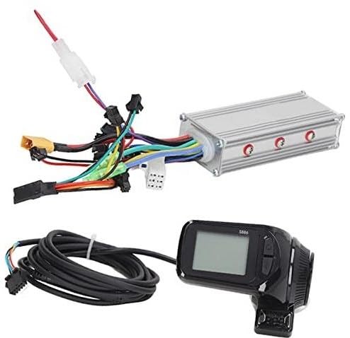 MEXWLOP Fahrradmotor-Controller-Kit mit S886LCD-Messgerät, Gehäuse aus Aluminiumlegierung, for den Umbau auf Elektroroller Controller für Elektroroller von MEXWLOP