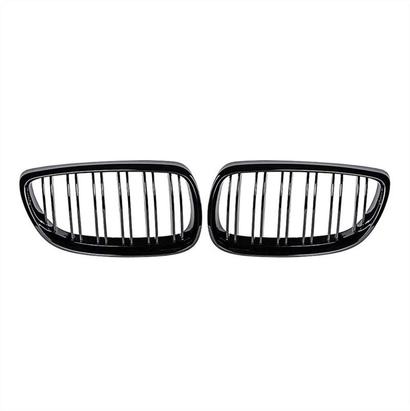 MEXWLOP Frontgrill, for, for E92 E93 M3 328i 335i 2-Türer 2007 2008 2009, Auto-Styling, glänzend schwarz, Dual Line Auto-Frontgrill von MEXWLOP