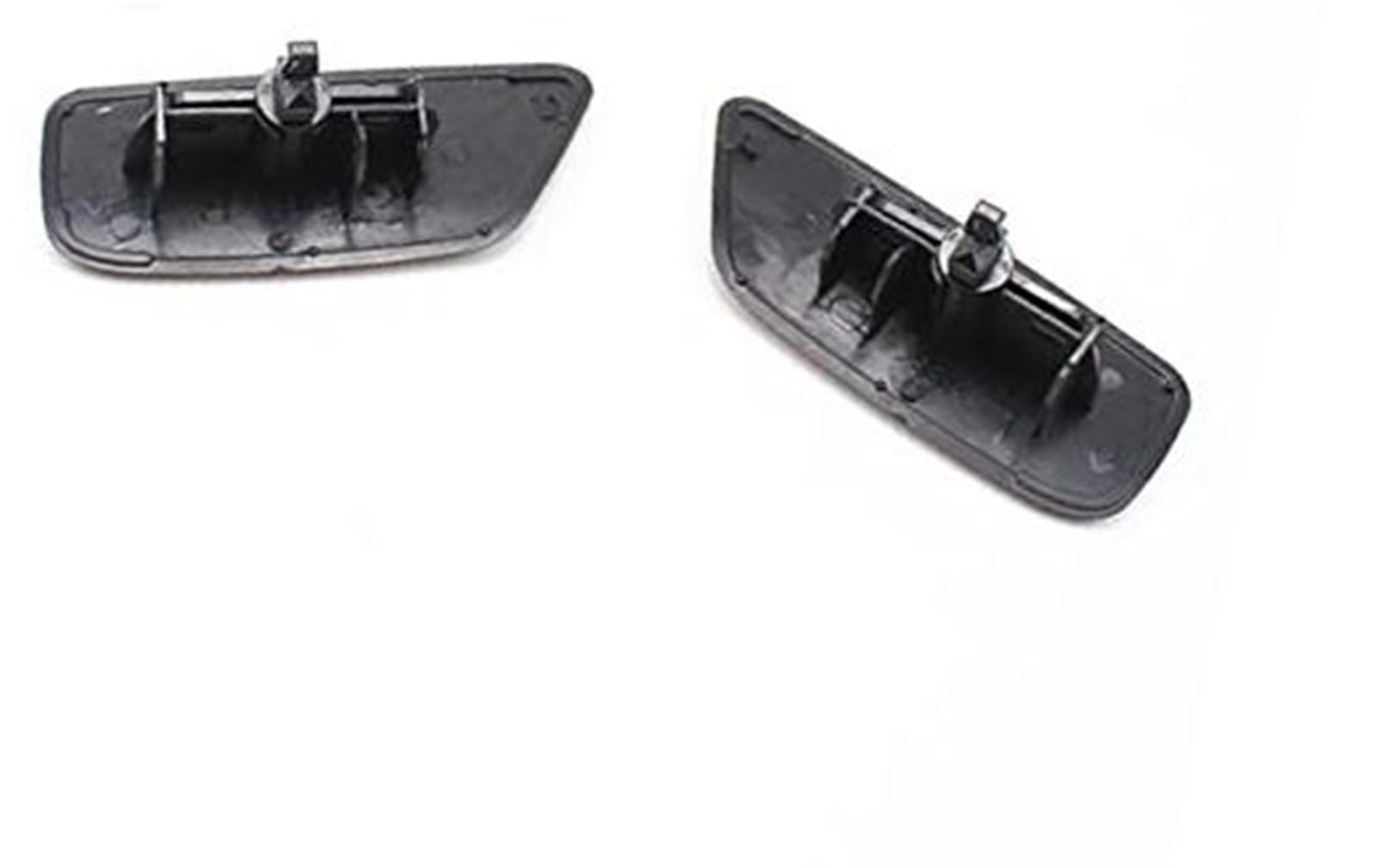 MEXWLOP Frontstoßstange Scheinwerfer Scheinwerfer Wassersprühdüse Abdeckkappe mit Stecker, for Subaru, for Forester, SH 2009-2012 86636SC030VW Abdeckung für Scheinwerferwaschanlage(Black LH and RH) von MEXWLOP