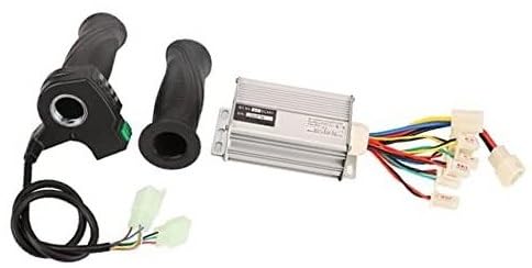 MEXWLOP Gasgriff-Set for E-Bike-Steuerung, 48 V 1000 W Bürstenmotor-Steuerung for E-Bikes aus Aluminiumlegierung mit 4-Gang-Gasgriff-Set aus Gummi Controller für Elektroroller von MEXWLOP