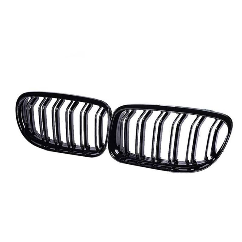 MEXWLOP Glänzend schwarzer Front-Sportgrill, Haubenverkleidung, Auto-Frontgrill, for, for E90 E91 3-Serie 4DR 2009–2012 Auto-Frontgrill von MEXWLOP