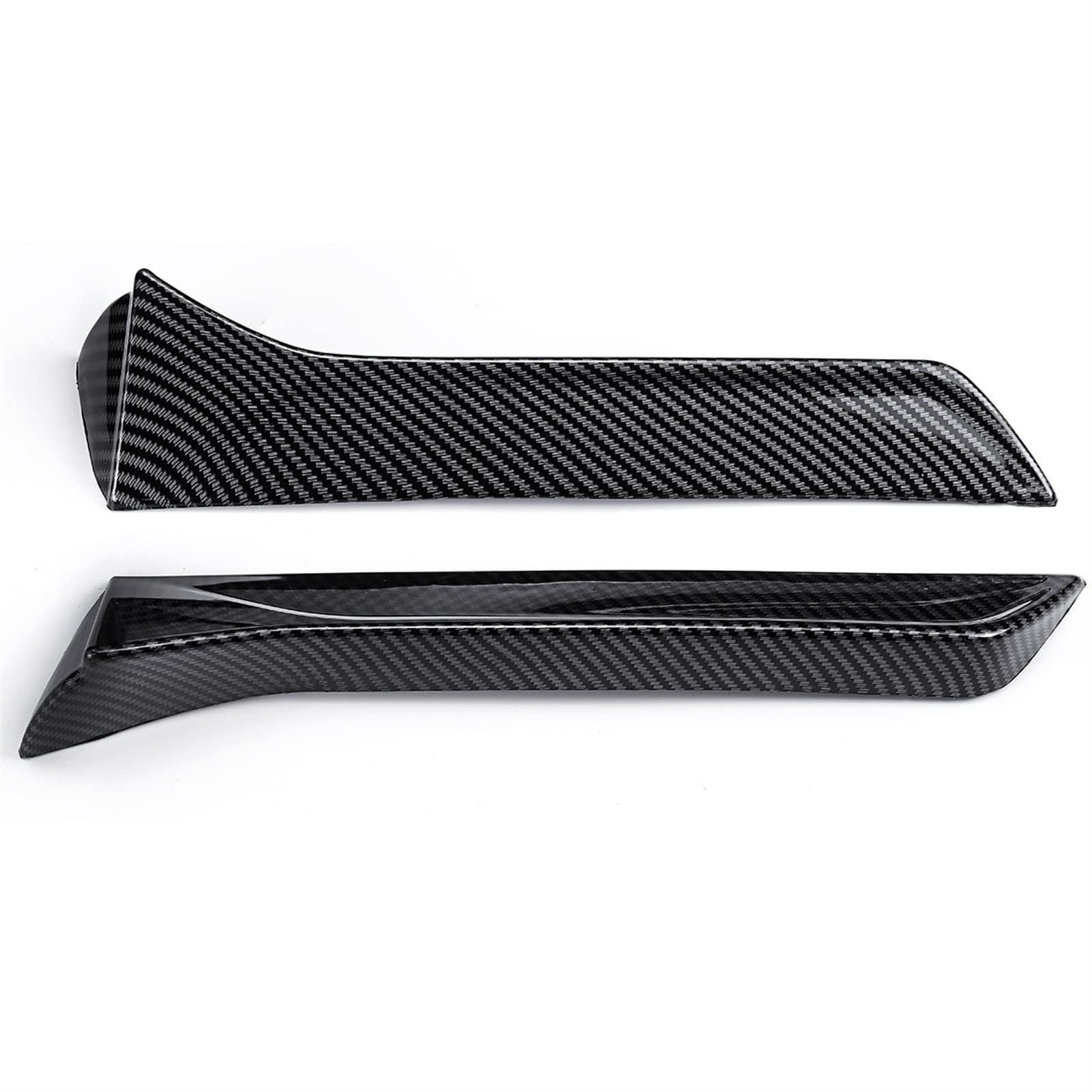 MEXWLOP Heckscheibenspoiler Lippe Seitensplitter Kofferraum Dach Flügelabdeckung Aufkleber Autozubehör, for Seat, for Leon 5F FR MK3 MK3.5 2013-2021 Heckscheiben-Dachspoiler(Carbon Fiber Look) von MEXWLOP