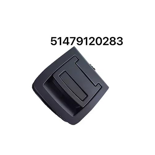 MEXWLOP Kofferraumabdeckung Bodenplatte Matte Bodenteppich Griff Autozubehör, for, E70 X5 E71 X6 2006-2013 51476958161 Kofferraumboden-Teppichgriff(A-Black 51479120283) von MEXWLOP