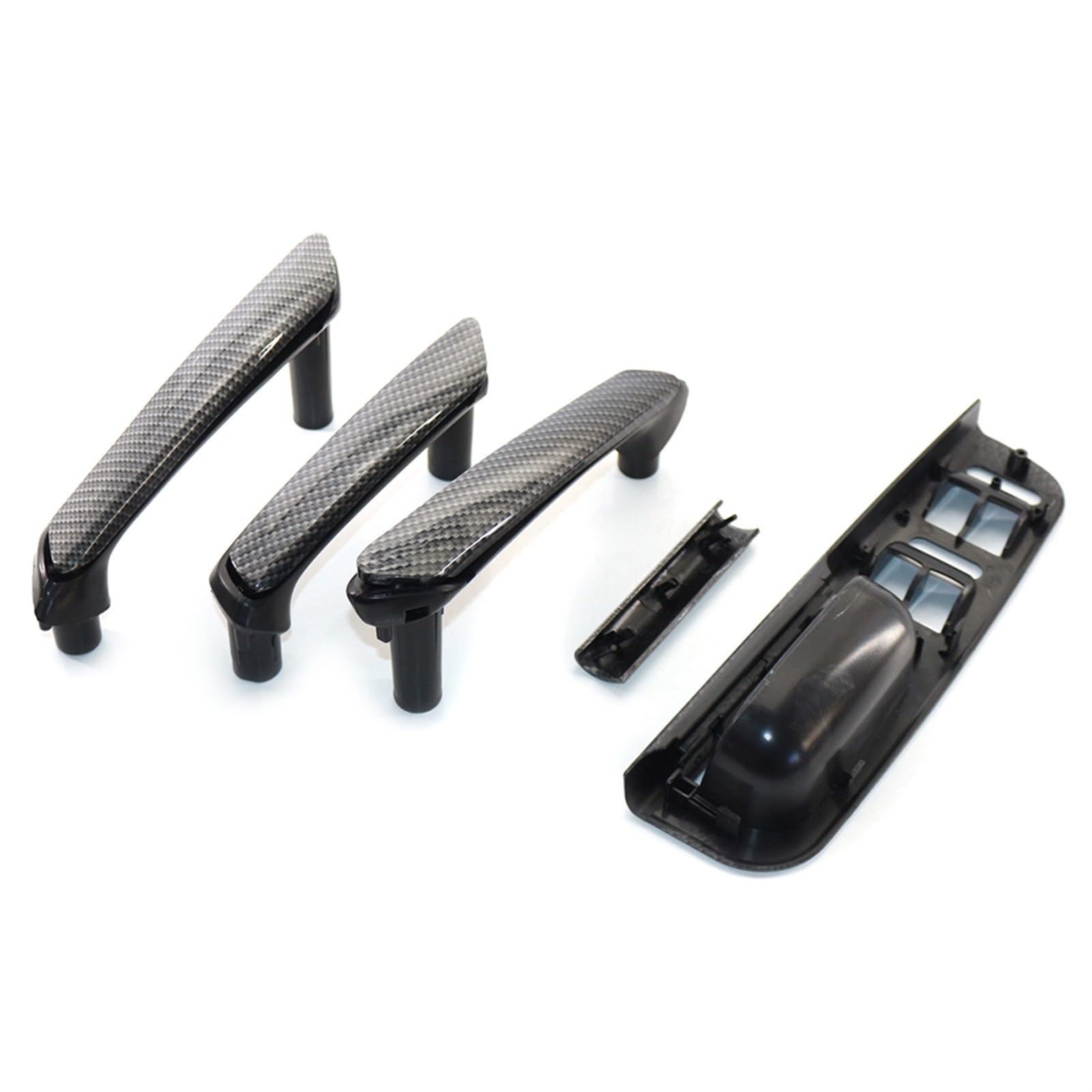 MEXWLOP LHD-Car-Carbon-Faser-Stil Türgriff-Haltegriffschalter-Blendenabdeckung, for VW, for Passat B5.5 1998 1999 2000 2001 2002 2003 2004 2005 Auto-Innentürgriff von MEXWLOP