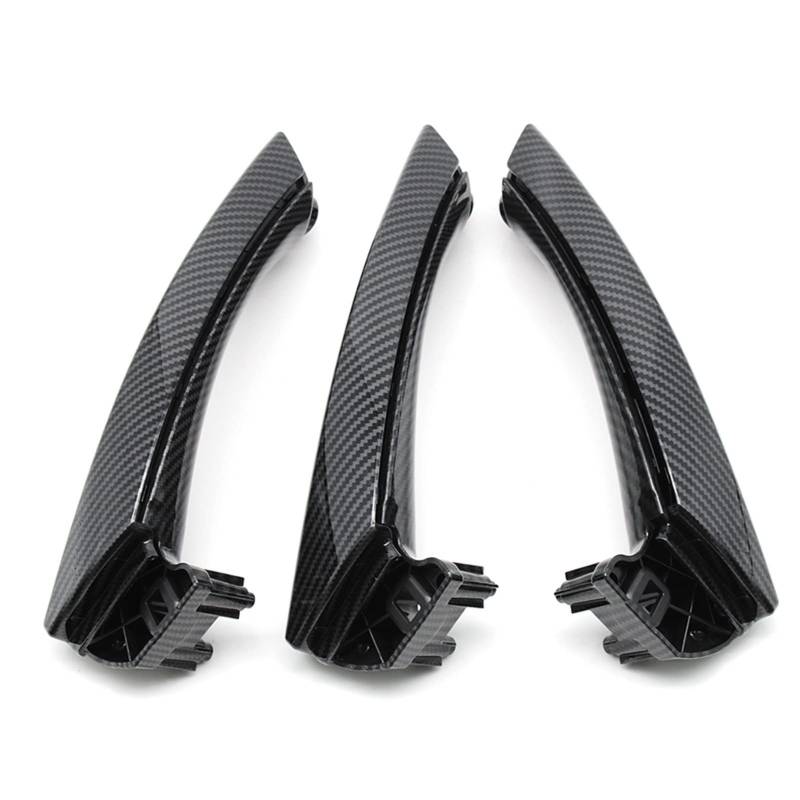 MEXWLOP LHD RHD Beige Schwarz Grau Innentürgriff-Set Ersatz, for, for 3er E90 E91 E92 316 318 320 325 328i 2004–2012 Auto-Innentürgriff(RHD Set Carbon Fiber) von MEXWLOP