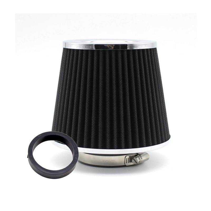 MEXWLOP Luftfilter Auto 65 76mm Ersatz Luftfilter Universal Sport Kaltlufteinlassfilter Leistung Autoteile Auto-Klimaanlagenfilter(Black 65mm) von MEXWLOP