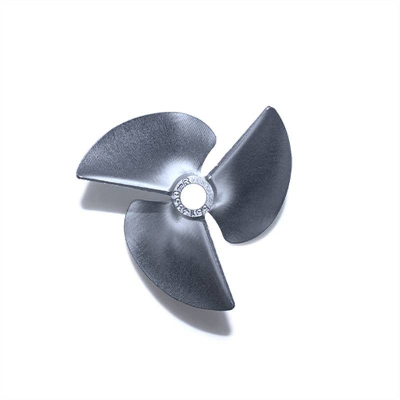 MEXWLOP Magnesium-Aluminium-Legierung Reverse Paddle CNC 3-Blatt-Propeller 1,4 Zoll Requisiten Durchmesser 6,35 mm, for RC-Modellboot-Zubehör Präzisionspropeller aus Metall von MEXWLOP