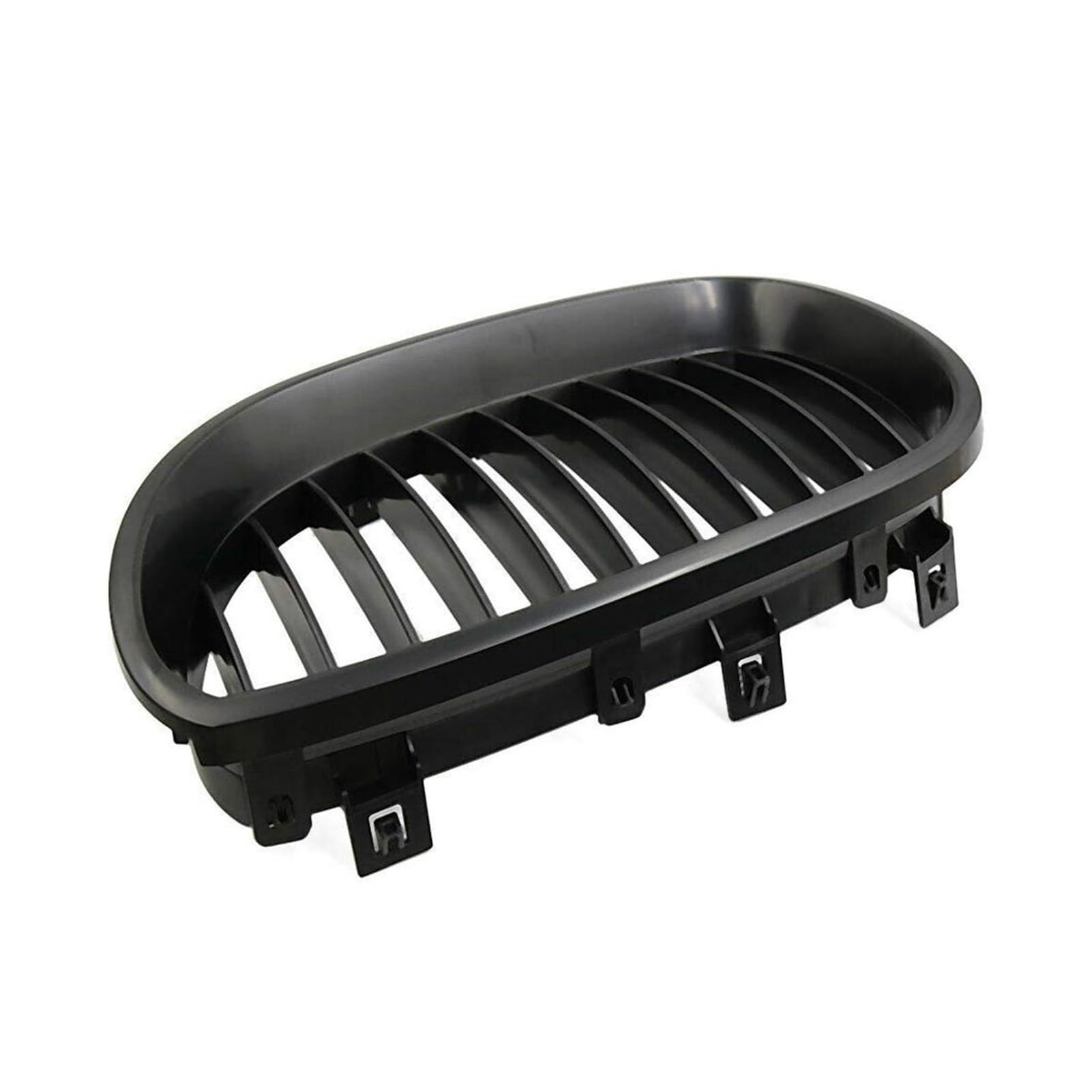 MEXWLOP Mattschwarzer Front-Sportgrill, Haubengrill, for, for E60 E61 2003 2004 2005 2006 2007 2008 2009, for M5 525i 528i 528xi 530i Auto-Frontgrill von MEXWLOP