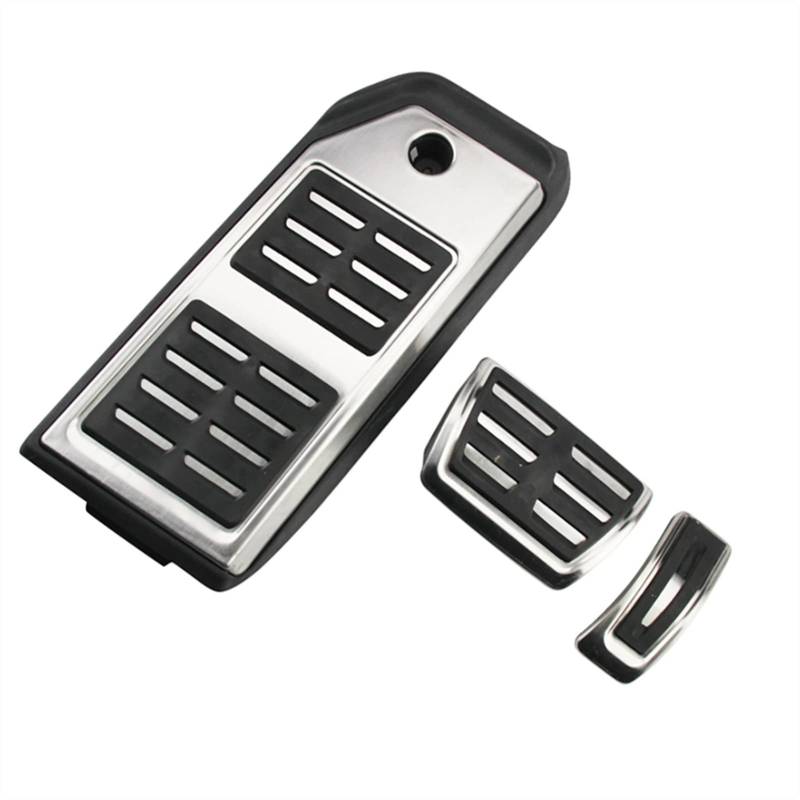 MEXWLOP Pedal, for Porsche, for Cayenne, 2018 2019 2020 LHD Kraftstoffbremse Fußstütze at Pedale Platte Gaspedal Bremspedalauflagen Bremspedalabdeckung(3PCS) von MEXWLOP