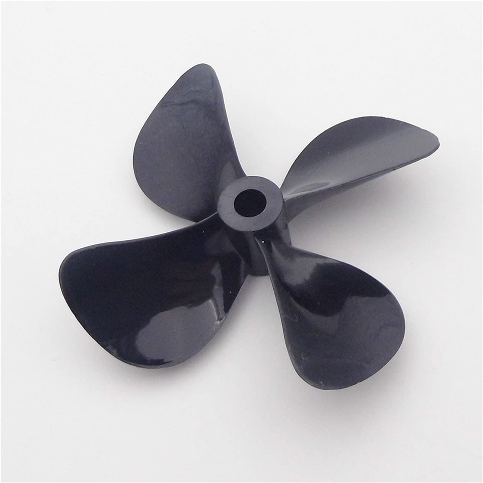 MEXWLOP RC Boot Propeller 5mm 4-Blätter 55mm 60mm 75mm PC LH RH Untergetaucht Prop, for RC Boot Schlepper Köder Fischerboot Marine ROV Watercreft Präzisionspropeller aus Metall(1PC D65mm Left Hand) von MEXWLOP