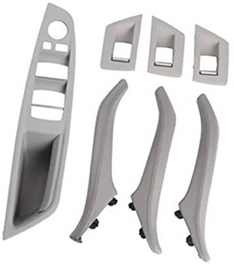 MEXWLOP RHD LHD Auto Links rechts Innentür-Ledergriff-Montagesätze, for, 5er F10 F11 2010–2017 Auto-Innentürgriff(Gray) von MEXWLOP