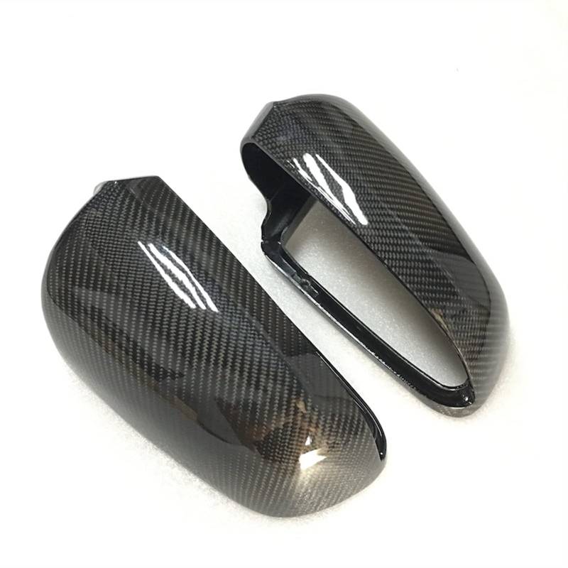 MEXWLOP Real Carbon Fiber Rearview Side Mirror Cap Cover, for, A4 B6 B7 A6 C6 2003-2007 S4 Austausch der Autospiegelabdeckung von MEXWLOP