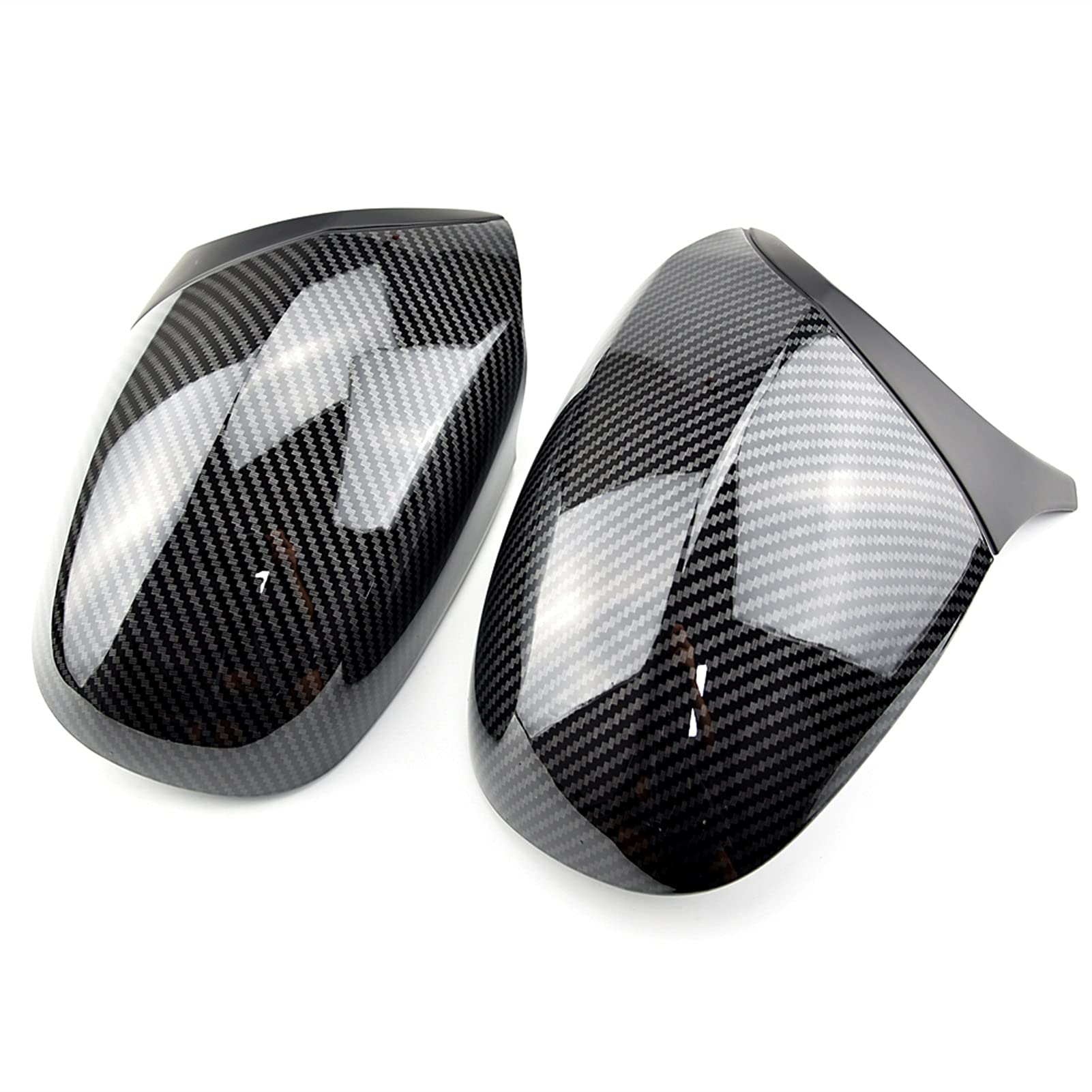 MEXWLOP Rearview Mirror Cover Caps M3 Style, for BMW, E90 E91 E92 E93 LCI Pre Facelifted Trim Carbon Fiber Pattern Replacement Austausch der Autospiegelabdeckung(Carbon Pattern) von MEXWLOP