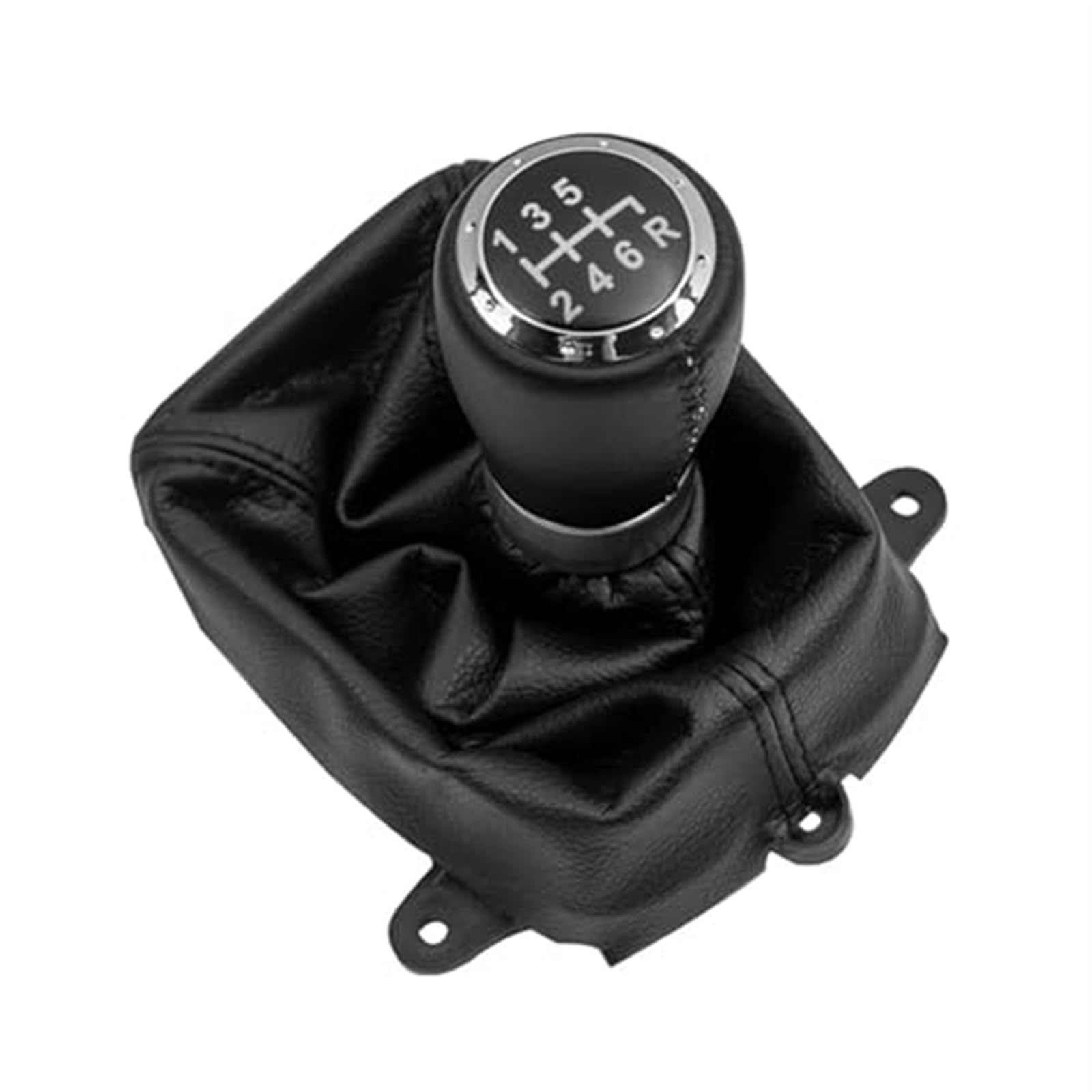 MEXWLOP Schalthebel-Konb-Gamaschen-Kofferraumabdeckung, for Accord, VIII 8 MK8 2008–2014, Auto-Styling-Zubehör Schaltknauf(Black 6 Speed) von MEXWLOP