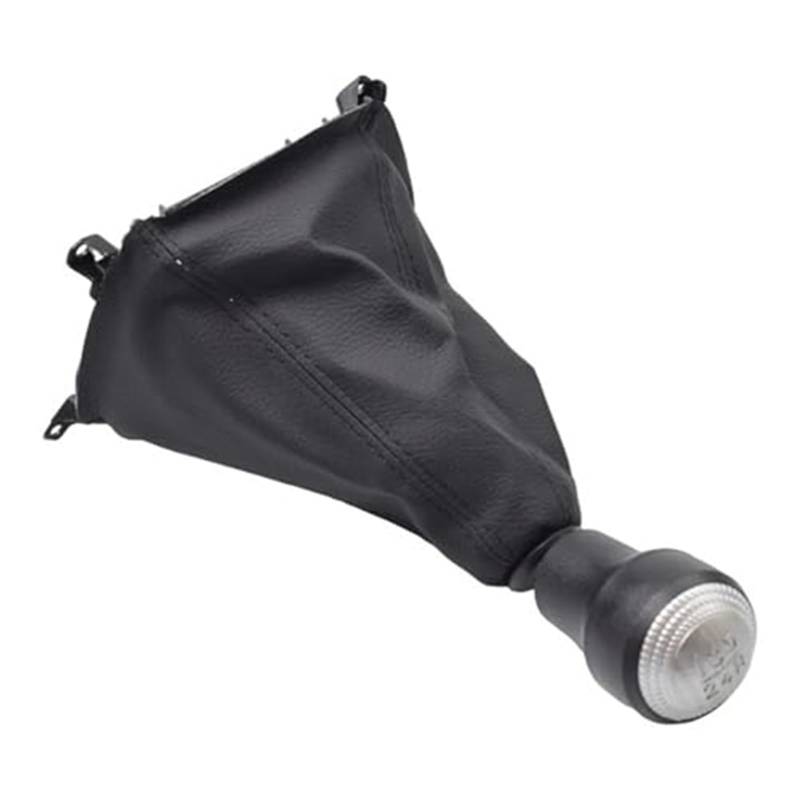 MEXWLOP Schaltknauf-Hebelabdeckung, for Hyundai, Tucson 2004–2009 mit Schaltmanschette, Handball-Autozubehör Auto-Schalthebelabdeckung(Black 5 Speed-Set) von MEXWLOP