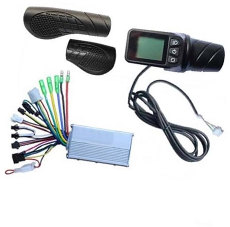 MEXWLOP Scooter Controller Kit, 36-60V EBike LCD Panel Display Elektrofahrrad Scooter Brushless Controller Kit Motorrad Meter Controller Instrumentenanzeige-Bildschirm von MEXWLOP