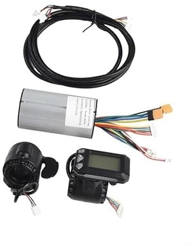 MEXWLOP Scooter-Controller-Kit, LCD-Monitor-Bremssatz, for 5,5-Zoll-Elektroroller aus Kohlefaser, 24-V/36-V-Controller, LCD-Displaysteuerung for bürstenlosen Motorcontroller (Verlängerungskabel) Steue von MEXWLOP