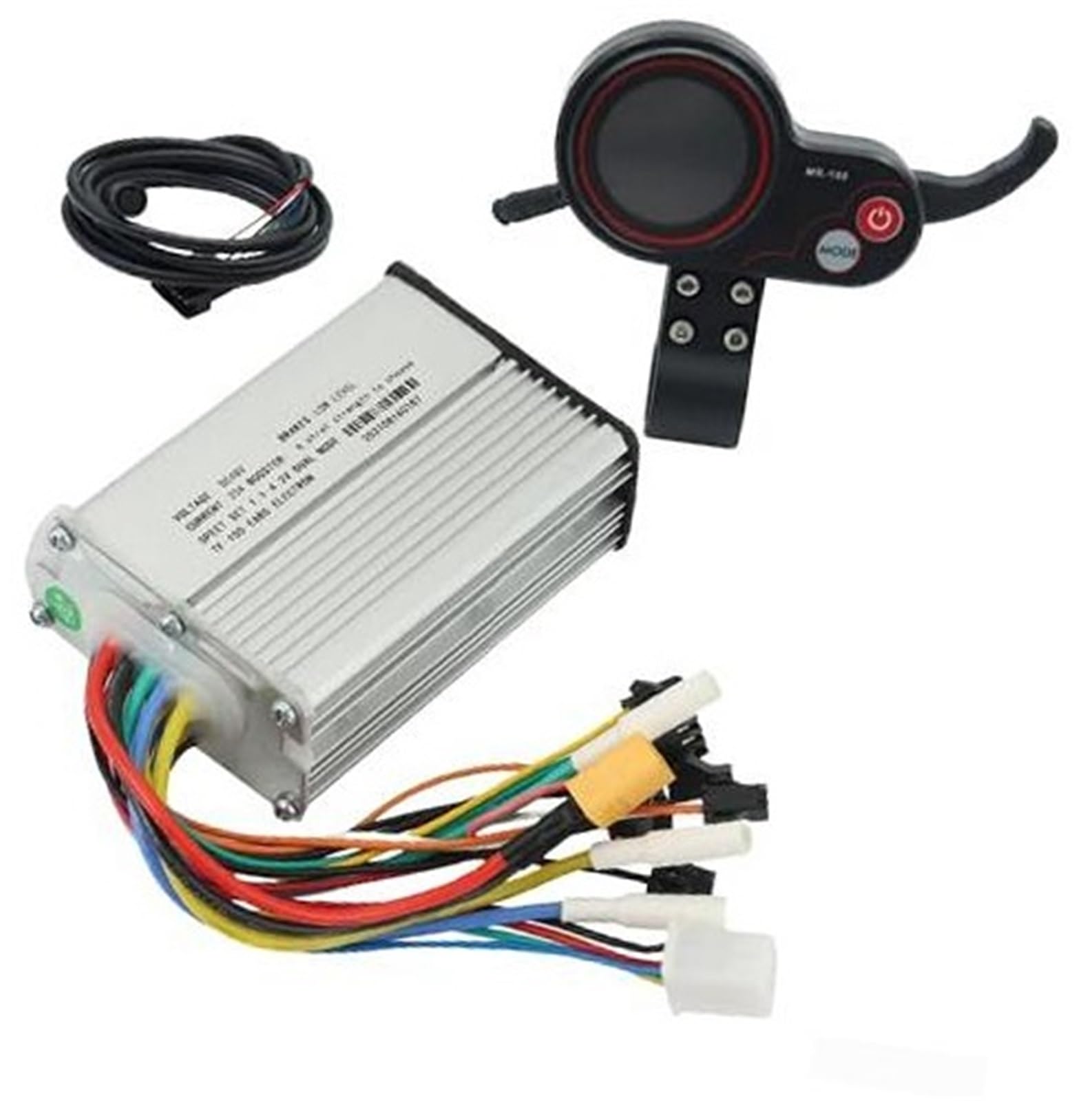 MEXWLOP Scooter Motor Controller, for Kugoo, M4 und M4 PRO 48V 20A LCD Display Bedienfeld Instrumentenanzeige-Bildschirm(Black Controller+Display) von MEXWLOP