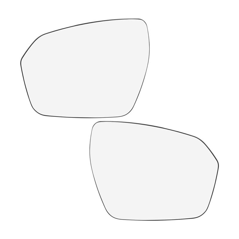 MEXWLOP Spiegelglas beheizt mit Trägerplatte, seitliches Rückspiegelglas, Land, for Rover, for Range, for Rover, Evoque 2012-2017 Austausch des Spiegelglases(1pair) von MEXWLOP