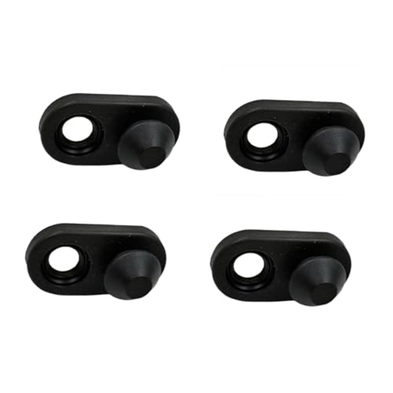 MEXWLOP Türpfostenschalter, for Toyota, for Corolla, Crown Levin Camry, 1 Stück Türlichtschaltersensor Gummimanschette Sensor für den Innenlichtschalter(Black Rubber Sleeve 4pc) von MEXWLOP