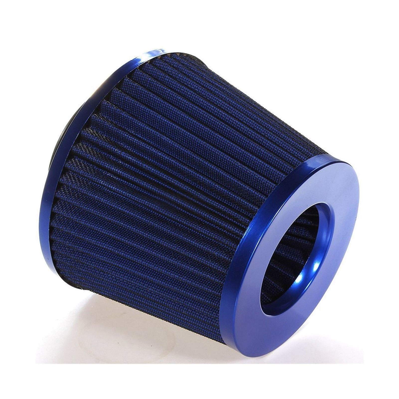 MEXWLOP Universal Auto Lufteinlass Filter Induktion Kit High Power Sport Mesh Kegel Blau Auto-Klimaanlagenfilter von MEXWLOP