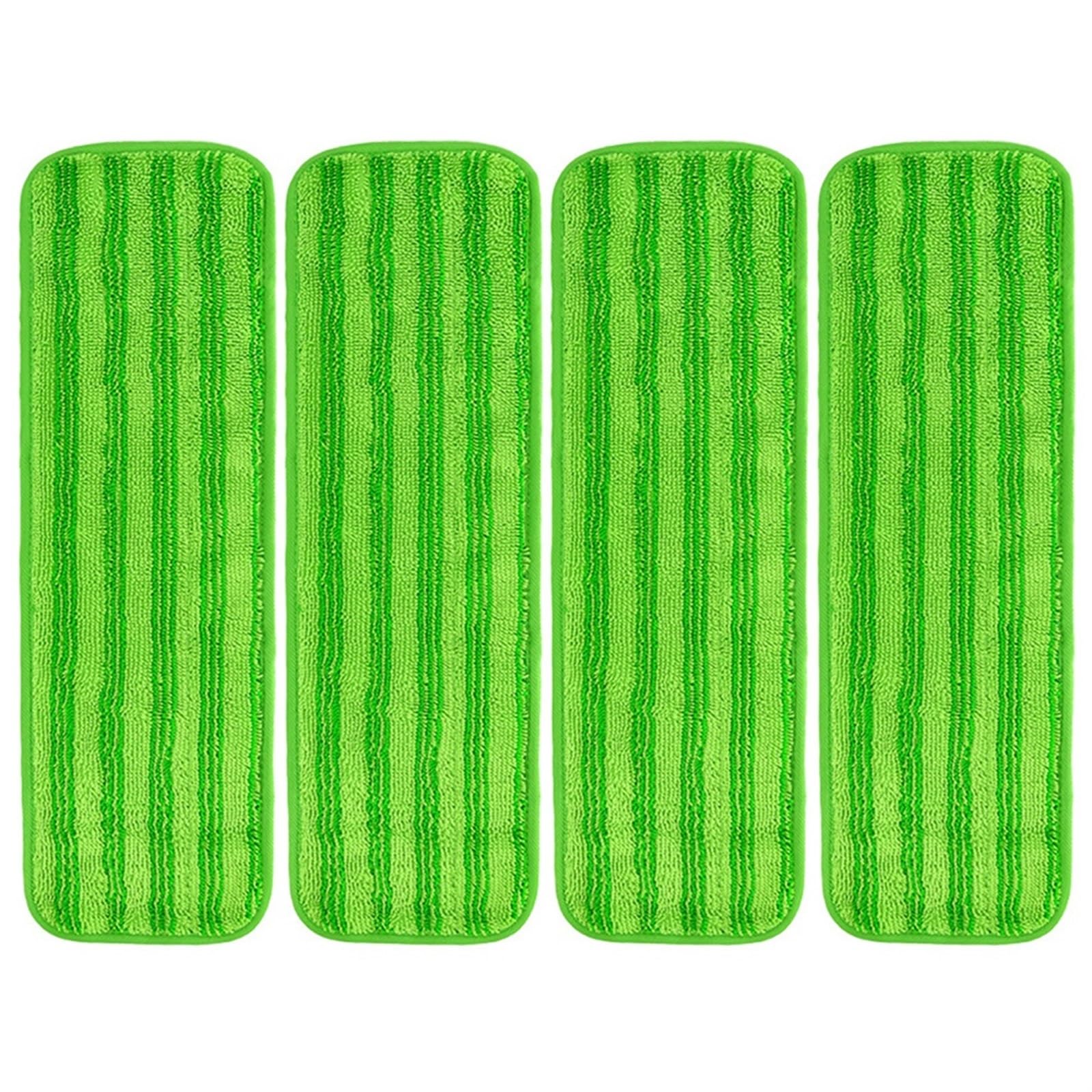 MEXWLOP Wiederverwendbare Mopp-Pads, for, PowerMop Mikrofaser-Power-Mopp-Pads, nachfüllbar, waschbar, Ersatz-Ersatzteile for die Haushaltsreinigung Wiederverwendbare Wischpads für Saugroboter(Green) von MEXWLOP