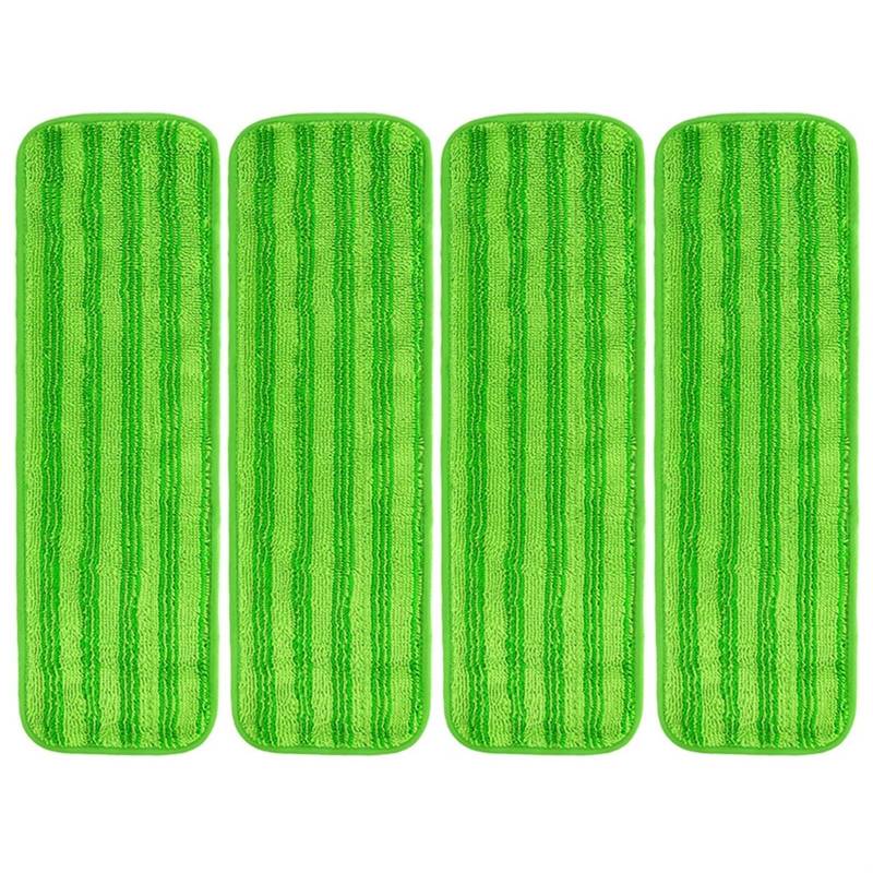 MEXWLOP Wiederverwendbare Mopp-Pads, for, PowerMop Mikrofaser-Power-Mopp-Pads, nachfüllbar, waschbar, Ersatz-Ersatzteile for die Haushaltsreinigung Wiederverwendbare Wischpads für Saugroboter(Green) von MEXWLOP