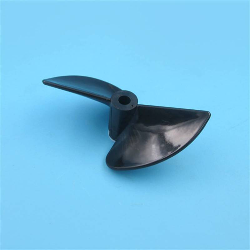 MEXWLOP Zweiblattiger CW-CCW-Propeller D70 mm P1.4-Requisiten, halbgetauchte Propeller mit 5,0 mm Öffnung for RC-Boote Präzisionspropeller aus Metall(1PC CCW) von MEXWLOP