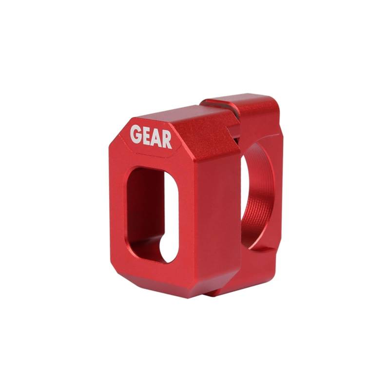 MEXWLOP for, for Wr450R WR450X WR 450R 450X 2008, Motorrad-Sonderzubehör, Ganganzeige, 1–6 Gang-Geschwindigkeitsmesser Gangpositionsanzeige(Bracket-Red) von MEXWLOP