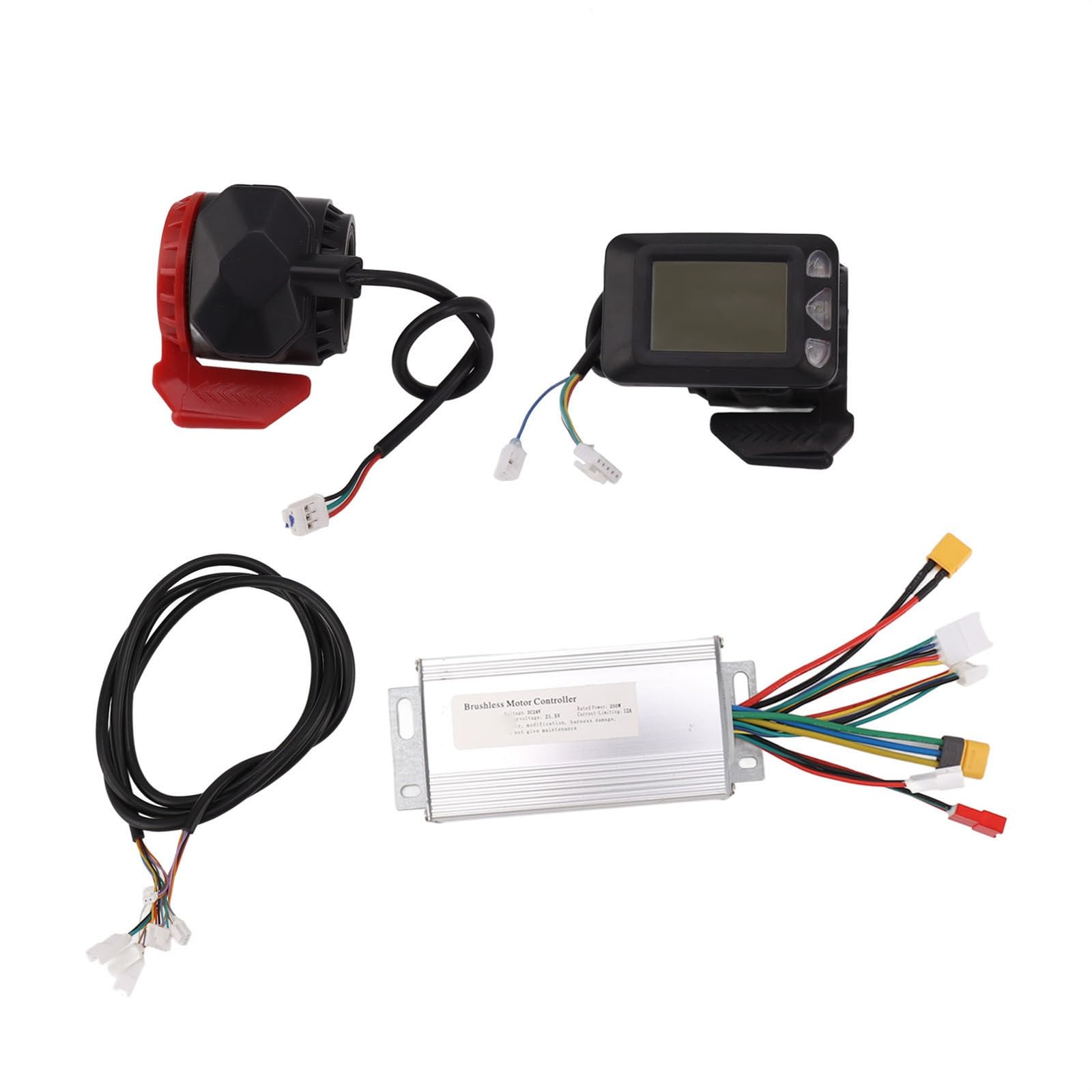 MEXWLOP for 24V 250W Elektro-Fahrrad-Controller-Kit Bürstenloser Motor-Controller mit Display Daumengas, for LENZOD, Elektroroller Anzeigetafel für Elektroroller von MEXWLOP