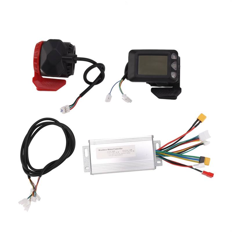 MEXWLOP for 24V 250W Elektro-Fahrrad-Controller-Kit Bürstenloser Motor-Controller mit Display Daumengas, for LENZOD, Elektroroller Anzeigetafel für Elektroroller von MEXWLOP