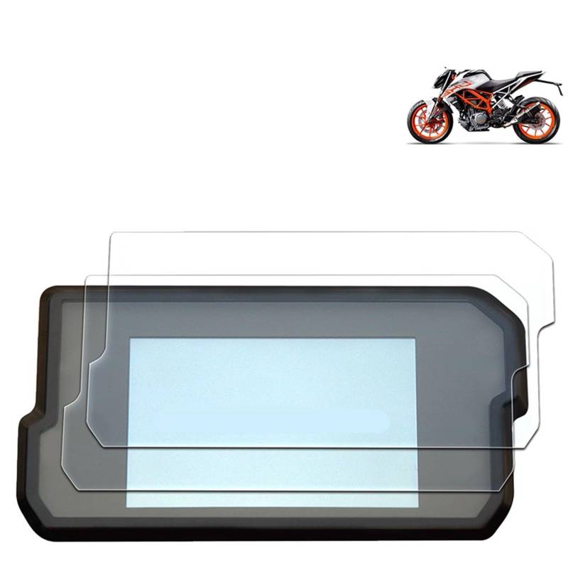 MEXWLOP for Duke390 Duke 390 125 DUKE125 390 Adventure ADV Motorrad Zubehör Cluster Kratzschutz Film Screen Protector Motorrad-Armaturenbrett-Displayschutz von MEXWLOP