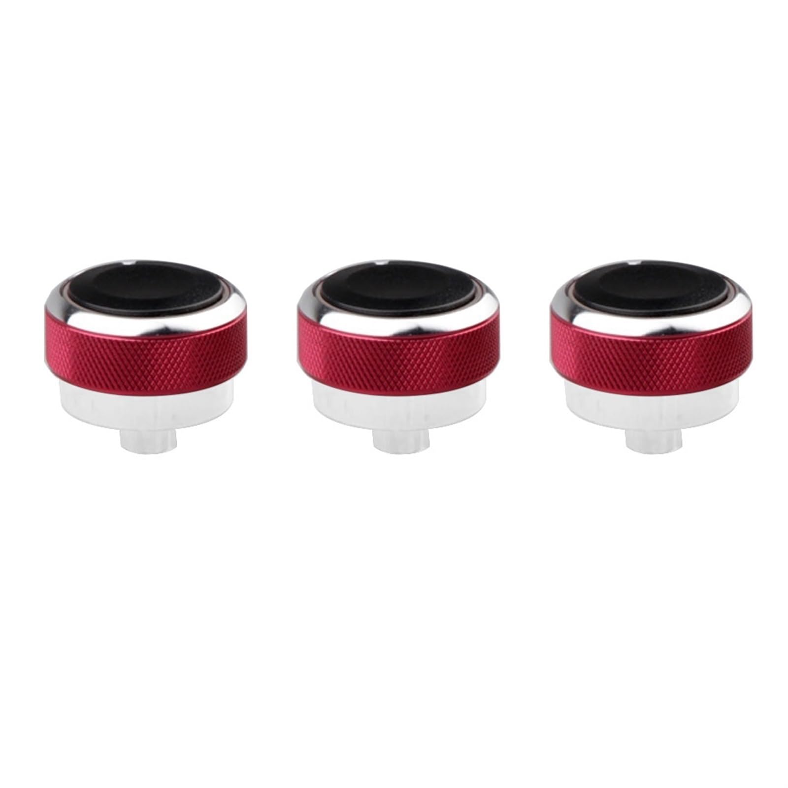 MEXWLOP for Ford, for Focus 2 3, for Mondeo, 3-teiliger stilvoller Steuerschalter for die Autoklimaanlage Auto-Klimaanlagen-Bedienknopf(Red) von MEXWLOP