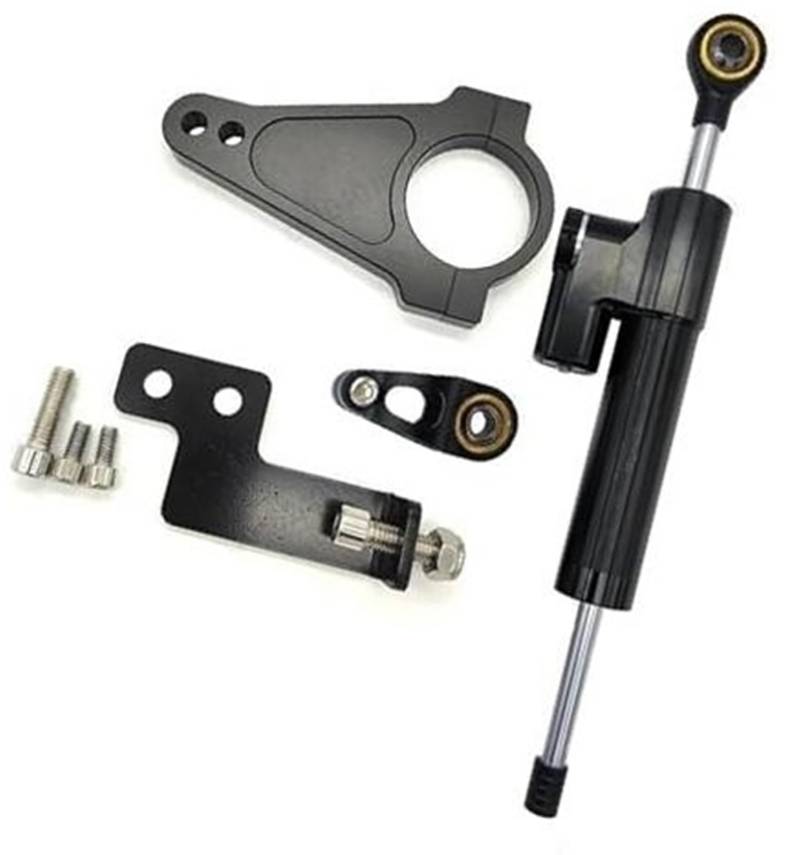 MEXWLOP for Inxing, V7-Modifikationsteil, Aluminium, Lenkungsdämpfer, Stabilität, Sicherheit Lenkungsdämpfer für Elektroroller(Black V7 Damper Kit A1) von MEXWLOP