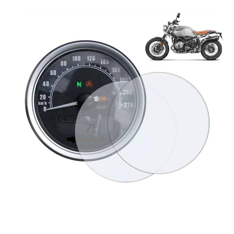 MEXWLOP for R Nine T Scrambler R Nine T Pure R Nine T Urban Motorrad Cluster Kratzschutzfolie Displayschutzfolie Armaturenbrett-Displayschutz(2 PCS) von MEXWLOP