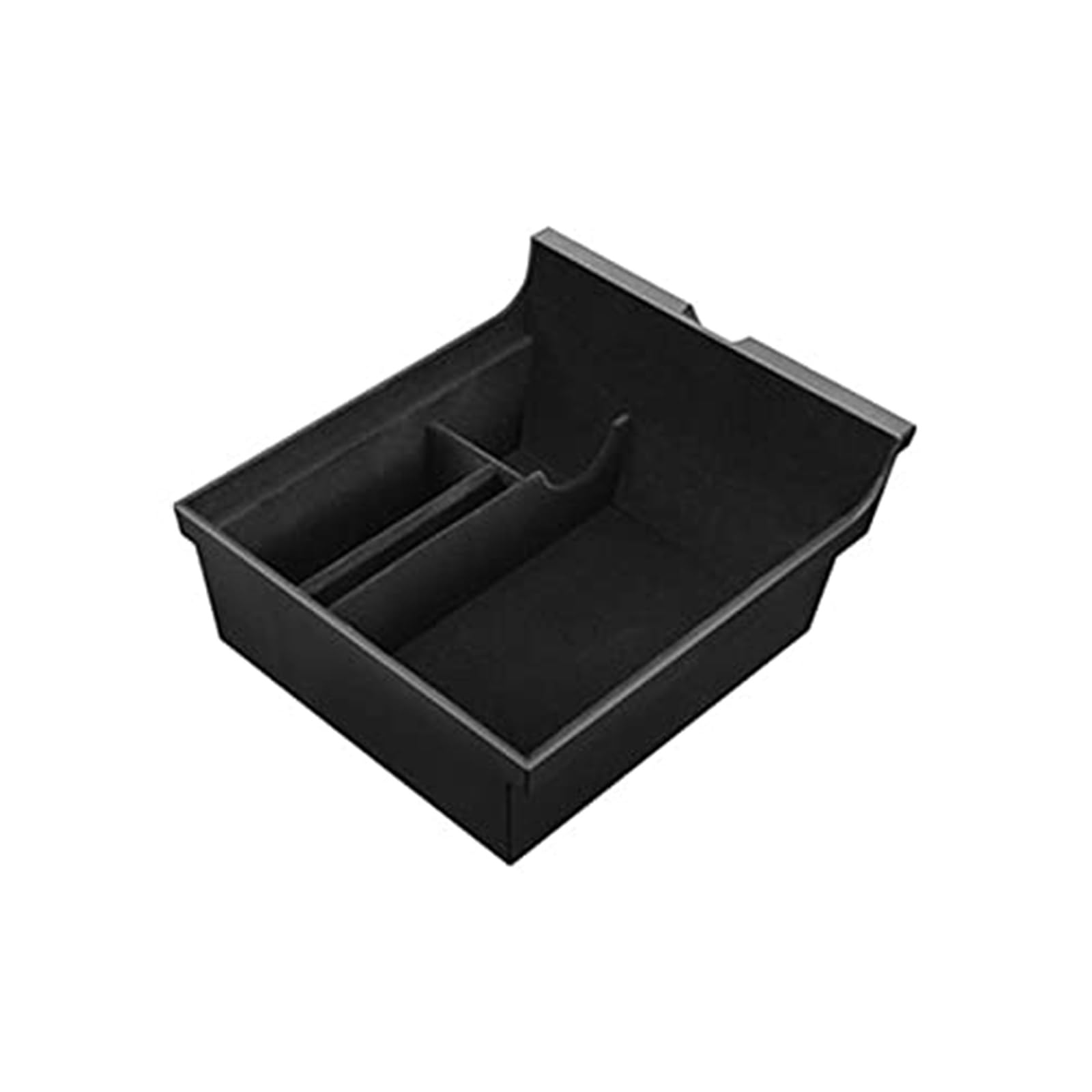 MEXWLOP for Tesla, for Modell 3, for Modell Y 2021 2022 Center Storage Box Center Console Organizer Box Central Armlehne Lagerung Fall Innen Konsolen-Aufbewahrungsbox fürs Auto(Black Flocking) von MEXWLOP